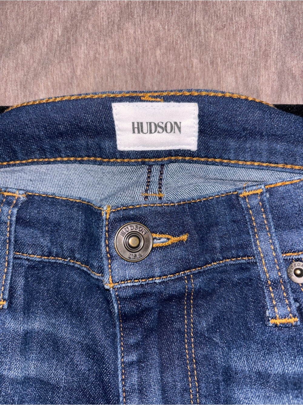 Hudson Jeans Women's Skinny Jeans in Dark Blue Denim